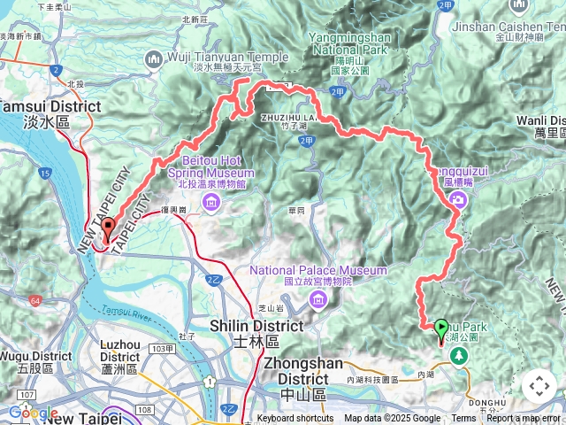 2025臺北大縱走(任務二)第四段至第一段全紀錄