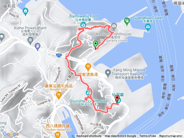 2023/2/18 基隆雙塔縱走（基隆燈塔、球子山燈塔）