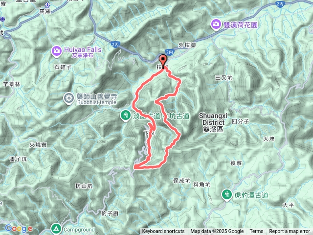 2025-08-21 崩山坑古道連走下坑古道─崩山坑古道→陳家古厝→鞍部→柑腳山路線→570峰→柑腳山→柑腳山腰古道→下坑古道右線
