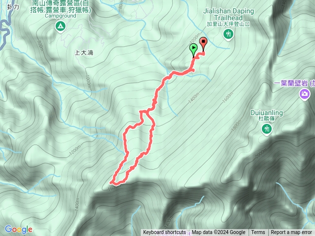 摩斯密碼石→騰龍山→西加里分遣所（2M走山）預覽圖