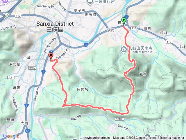 溪南山一線天公坑山