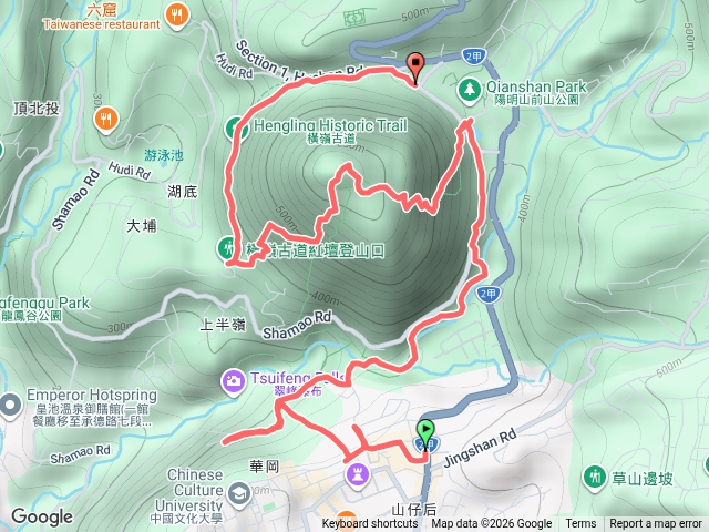 天母古道.紗帽山.横嶺古道連走預覽圖