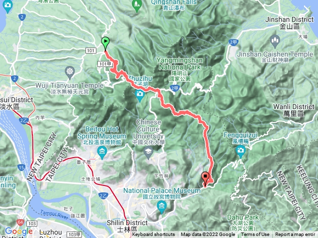 陽明山南北大縱走