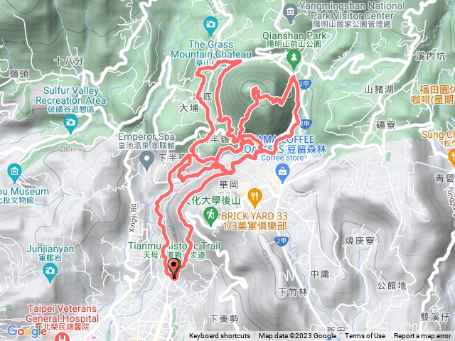 天母古道、半嶺步道Y字O型