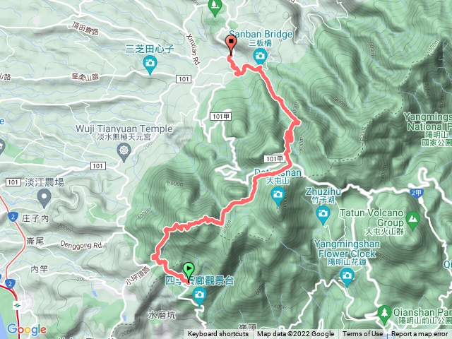 2022/08/24_負重16kg清天宮-興福寮-向天池-向天山-面天山-二子坪-蔡公坑古道東線-菜公坑瀑布-燒炭古道-溪畔小屋-三板橋-龜子山橋站