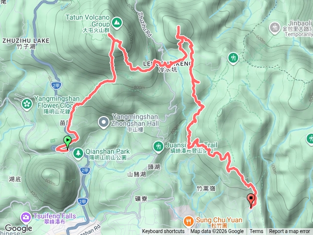 七星山～七股山&竹篙山腰繞秘徑出內寮