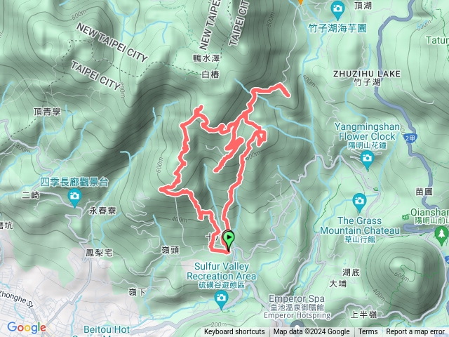 立祥商店-中正山群峰-小屯山-頂湖山群峰O型