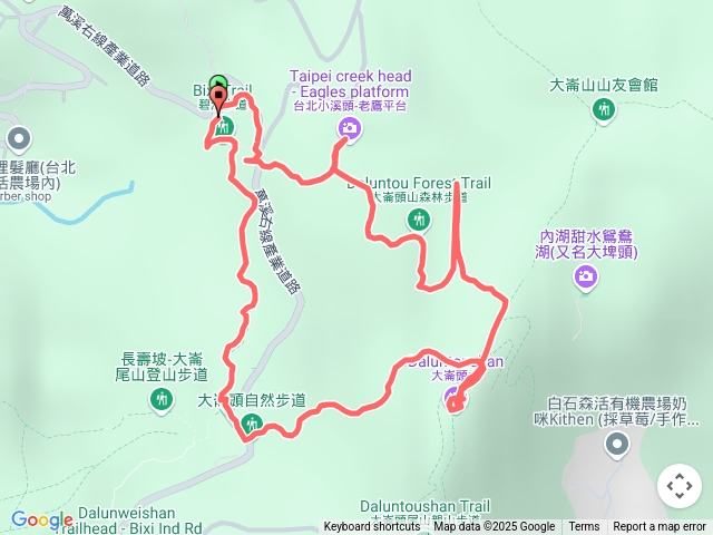 大崙頭小溪頭o型