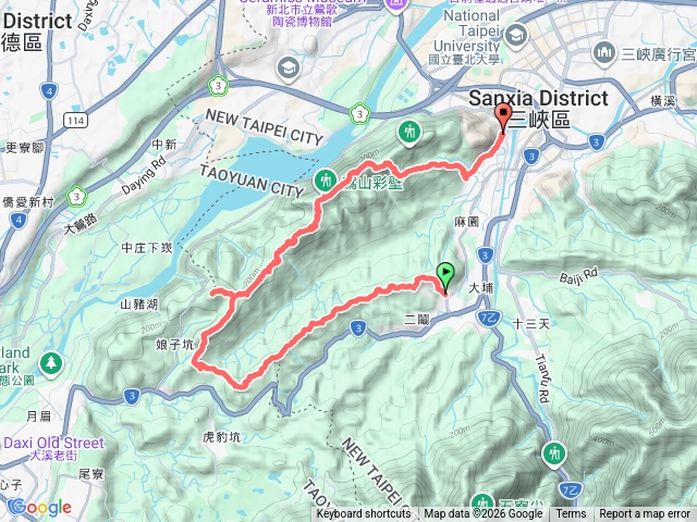 二鬮山三峽石牛山二鬮山西南峰+鳶溪縱走