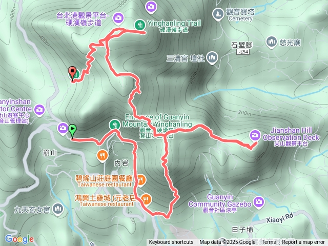 硬漢嶺尖山