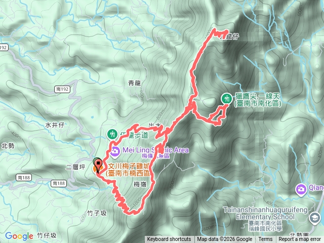 竹子尖山&梅峰&福光山&包飯尖山&獵鷹尖&難山預覽圖
