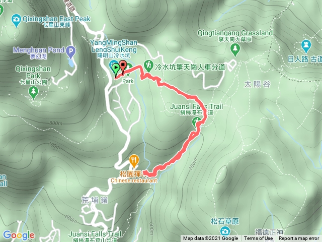 冷水坑—涓絲瀑布