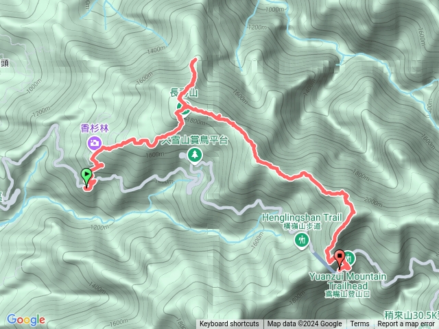 鳶嘴西稜上鳶嘴山-三崠山連走預覽圖