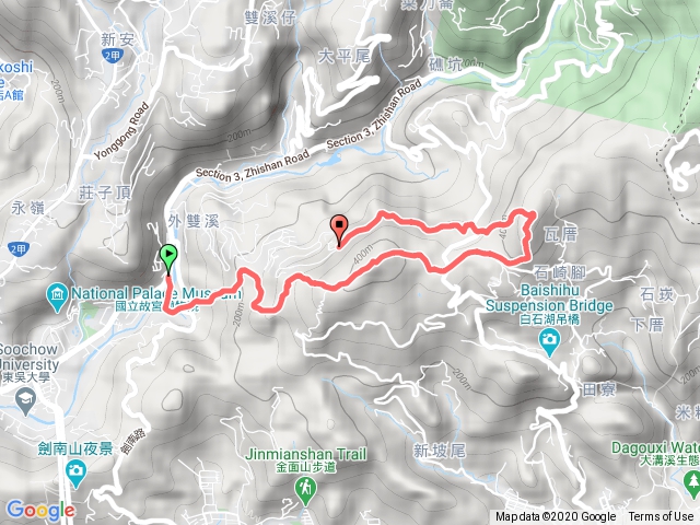 歲末之燕溪古道上大崙尾頭山