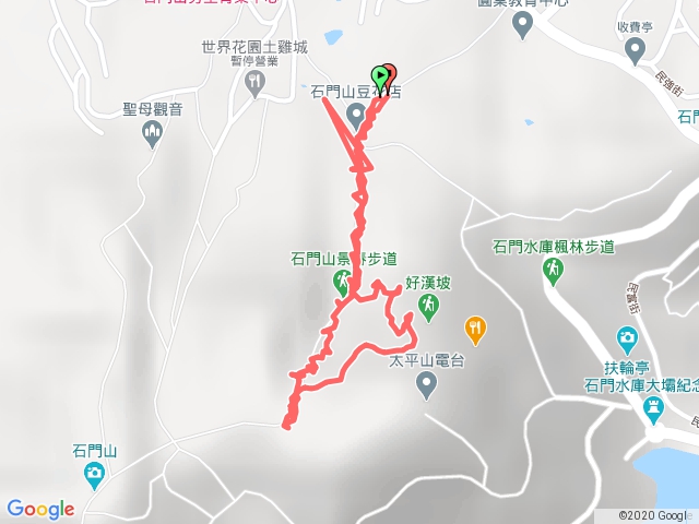 石門山景春步道至三角點