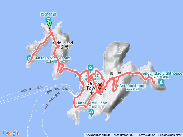 東引島至西引島