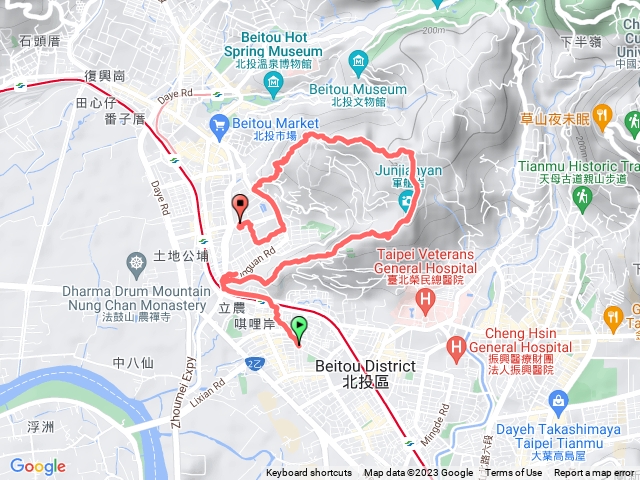 奇岩山、唭哩岸山、軍艦岩、丹鳳山