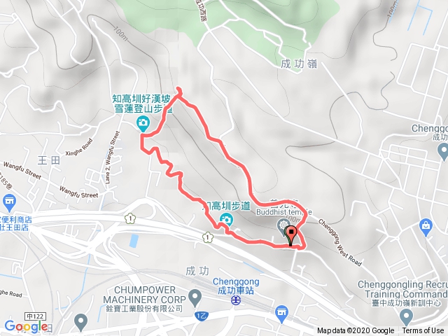 知高圳步道、雪蓮步道、學田山