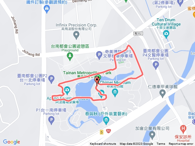 兩公里路線預覽圖