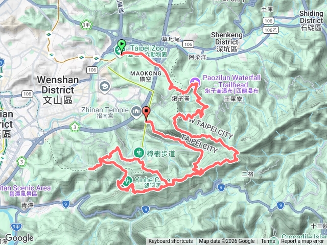 2026 Xtrail 越野跑挑戰賽貓空站 31K預覽圖