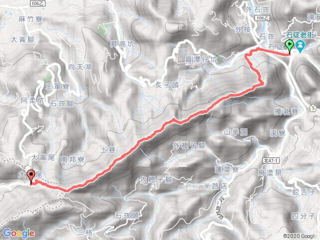 筆架山連峰 20200228