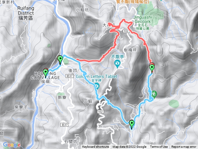 20200613 瑞芳大金貂O行(大粗坑古道、貂山古道、金字碑古道）