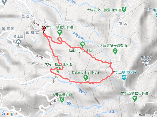 台中野趣大坑1上2下20200822