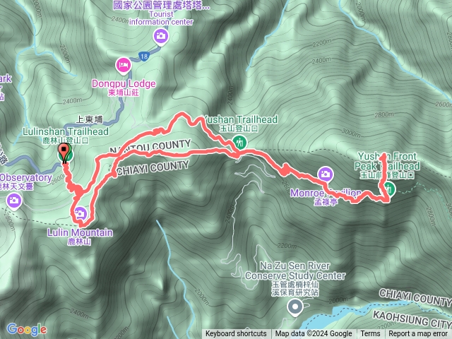 鹿林山、麟趾山、玉山前峰O形預覽圖