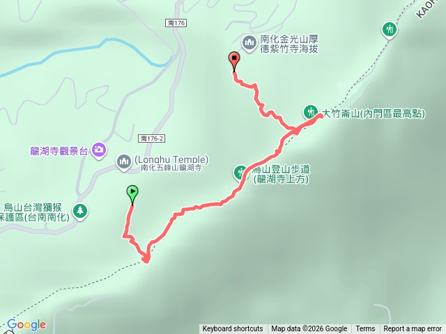 龍湖寺-紫竹寺稜線縱走