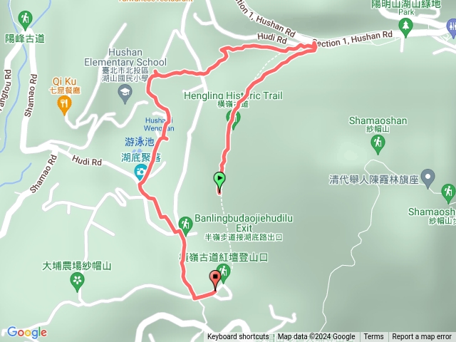 橫嶺古道、湖山國小步道、半嶺步道