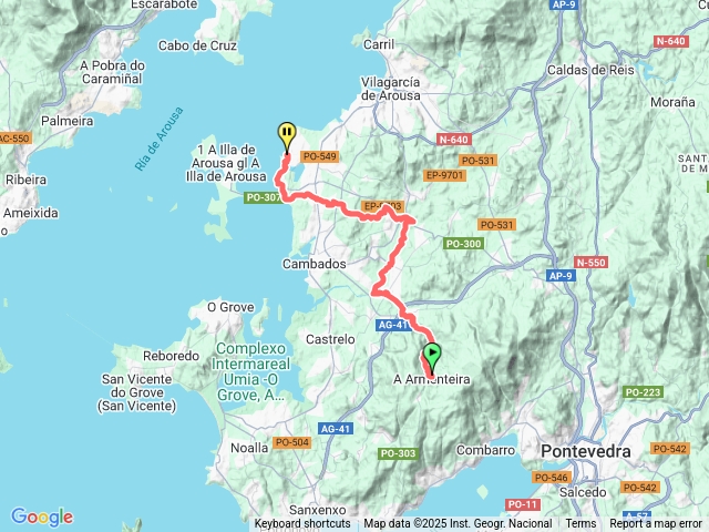 CaminoArmenteiraToVilanovadeArousa