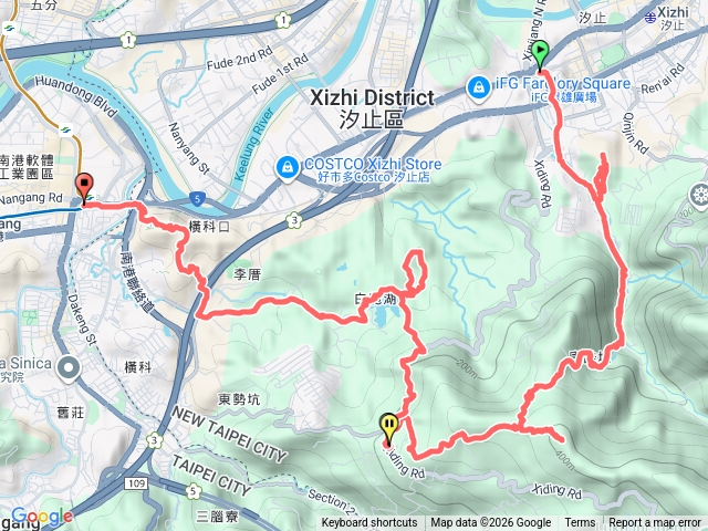 20260103六六登山隊汐止汐科十三分山小南港山縱走