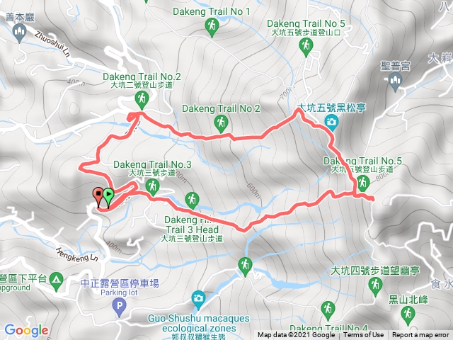 頭嵙山-3上2下