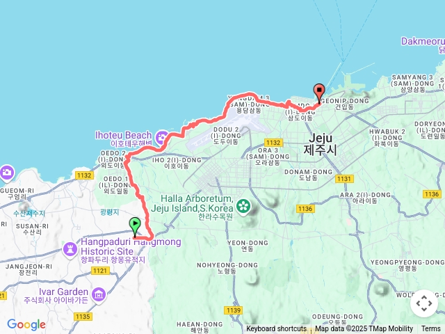 濟洲島偶來17號步道