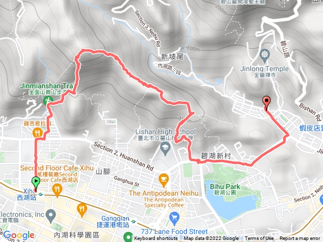 金面山剪刀石山A進B出