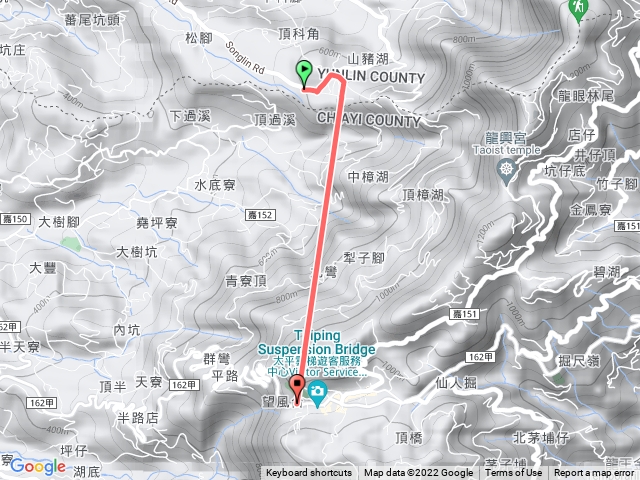 龜仔頭到太平雲梯