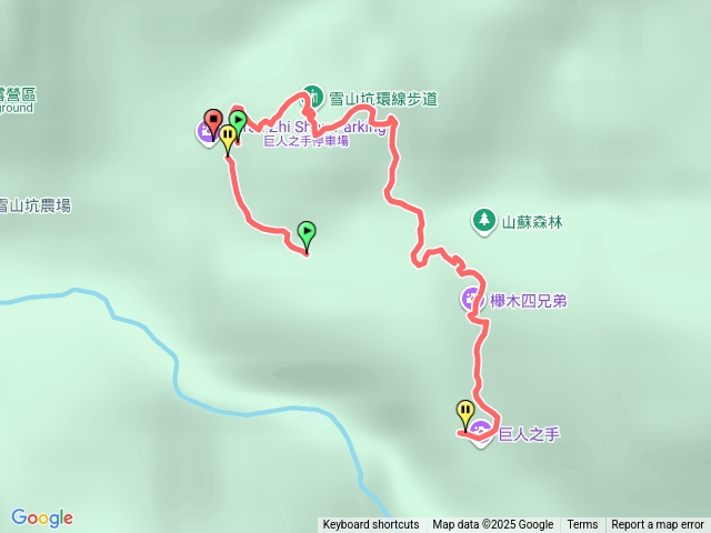雪山坑環線步道預覽圖