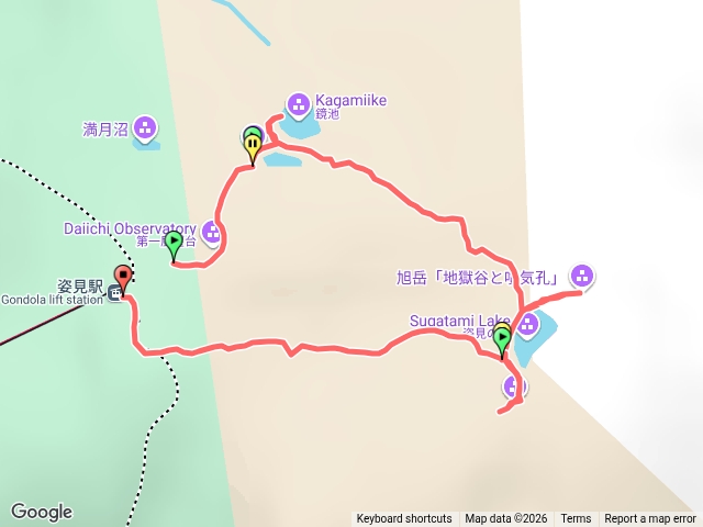 姿見の池遊步道