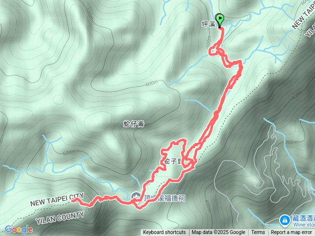 雙溪 坪溪古道- 太和山-坪溪水路預覽圖