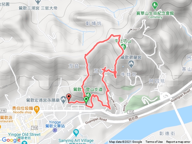鶯歌石-牛灶山-孫龍步道