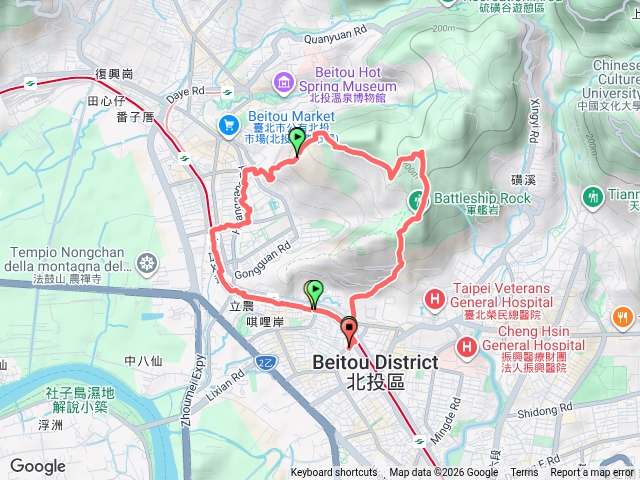 軍艦岩、丹鳳山親山步道