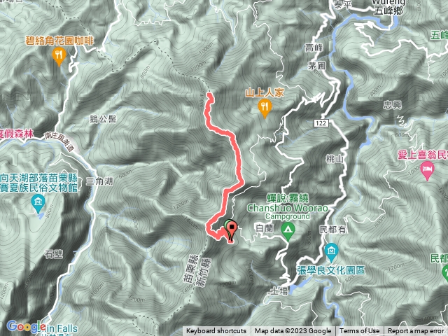 鳥嘴 鵝公髻山 縱走