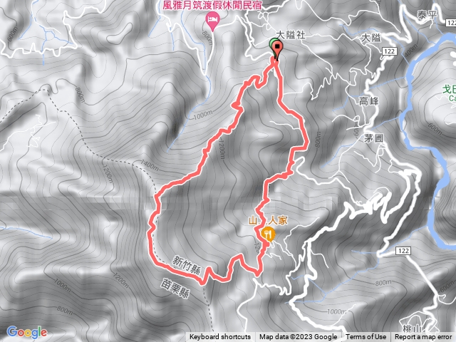 鵝公髻山上人家雲霧步道O型