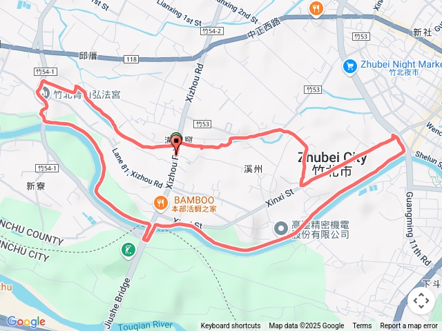 竹北市澎湖窟步道