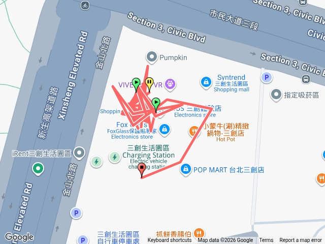 室內雨天備案：商場樓梯 1F - 12F 上坡四趟