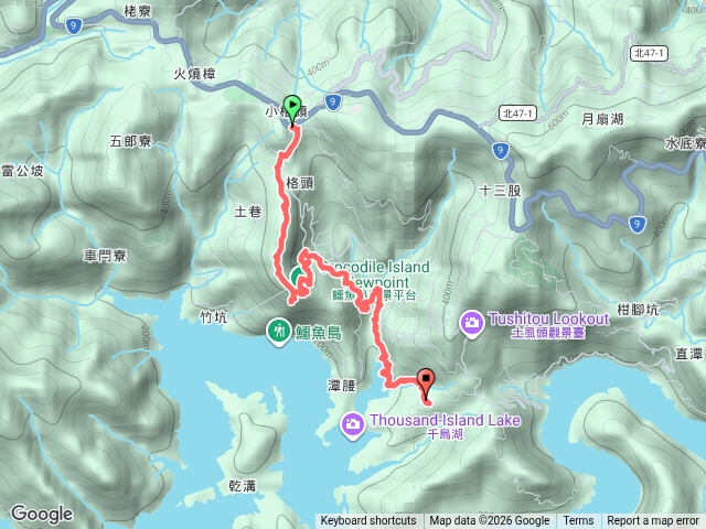 小格頭獅頭山.鱷魚島.八卦茶園