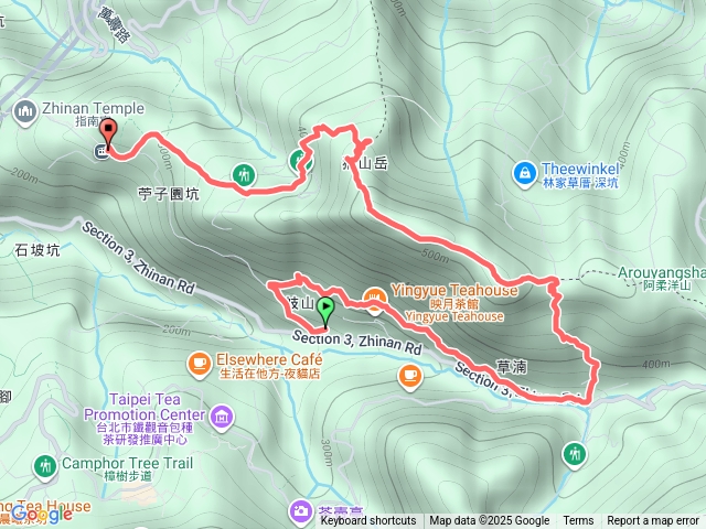 岐山古道，猴山岳群峰(主峰、前峰、北峰)