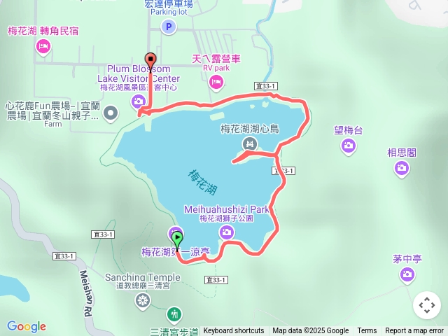 宜蘭縣梅花湖環湖步道