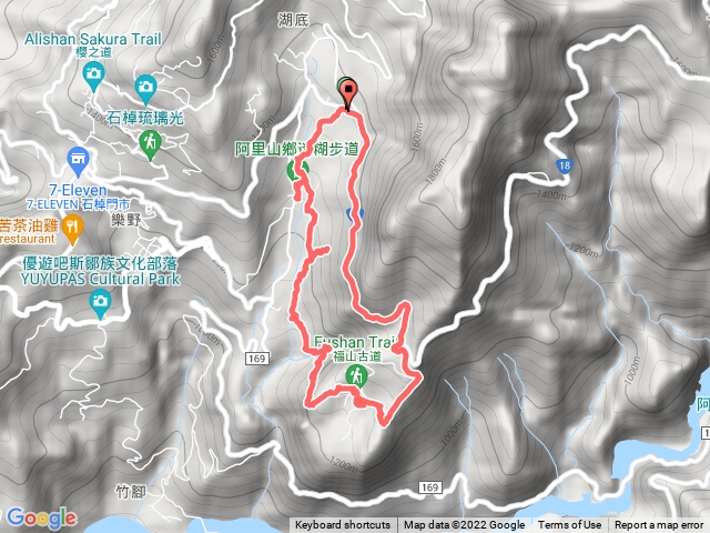 迷糊步道、福山古道、福山步道O形