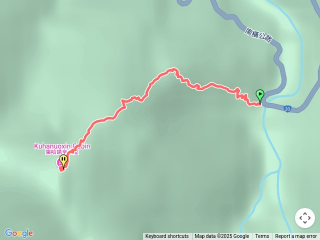 進涇橋登山口-庫哈諾辛山屋